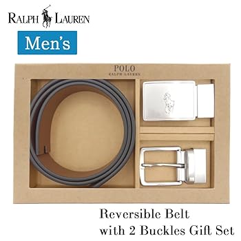 Amazon | ポロ ラルフローレン メンズ リバーシブル ベルト